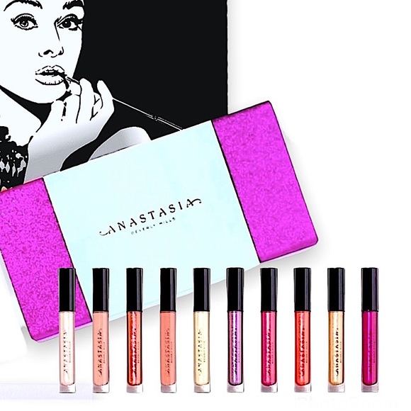 Anastasia Beverly Hills Other - NIB Anastasia Holiday Limited Edition 10 pc Lip Set